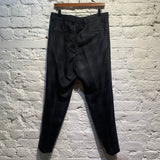 ANN DEMEULEMEESTER WOOL CHECK PANTS