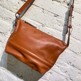 DRIES VAN NOTEN TAN LEATHER SHOULDER BAG