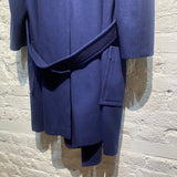 YOHJI YAMAMOTO NAVY WOOL OVERCOAT