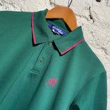 JUNYA WATANABE MAN CDG GREEN POLO TOP