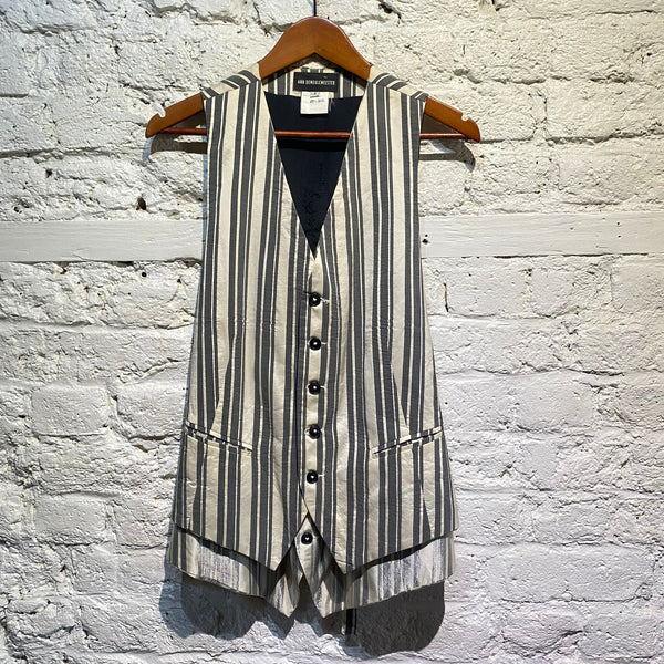 ANN DEMEULEMEESTER DOUBLE WAISTCOAT