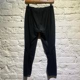 JUNYA WATANABE CDG BLACK LEGGINGS WITH MESH INSERTS