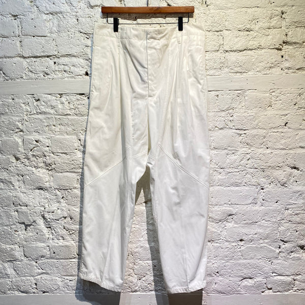 ALEXANDER MCQUEEN WHITE TROUSERS