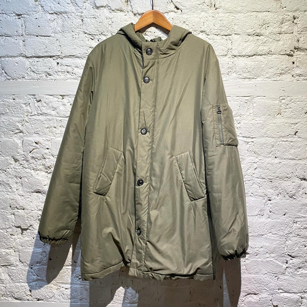APC GREEN PADDED COAT