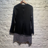 JW ANDERSON DISTRESSED GLITTER HEM DRESS