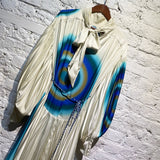 ALÉMAIS PLEATED PRINT DRESS