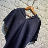 ISSEY MIYAKE PLEATS PLEASE MIDNIGHT LONG SLEEVELESS JACKET