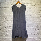 HOUSE OF WONDERING SILK BLACK/WHITE DRESS