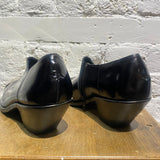JUNYA WATANABE BLACK CUBAN HEELS SILVER TOES