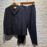 DRIES VAN NOTEN NAVY SUIT