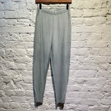 ISSEY MIYAKE PLEATS PLEASE PALE GREEN TROUSERS