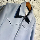 MARGIELA MM6 S/S 2017 PALE BLUE COWBOY JACKET