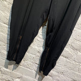 ACNE SILK ZIP TROUSERS