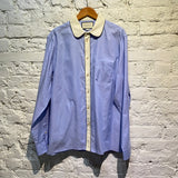 GUCCI BLUE/CREAM COLLAR CITY SHIRT