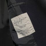 YOHJI YAMAMOTO DOUBLE BREASTED MIDNIGHT JACKET