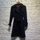 SHIPS NAVY WOOL TRENCH COAT