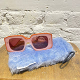 JW ANDERSON PINK/ORANGE BUMPER SUNGLASSES