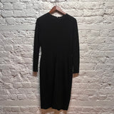 CELINE BLACK FULL SLEEVE DRESS