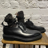 YANG LI BLACK LACED ANKLE STRAP SHOES