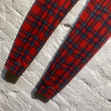 COMME DES GARCONS HOMME PLUS TARTAN BOTTOMS