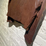 YOHJI YAMAMOTO Y’S BROWN LEATHER JACKET