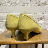 BOTTEGA VENETA LIME GREEN HEELS