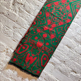 WALTER VAN BEIRENDONCK 
RED/GREEN SCARF