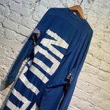 VIVIENNE WESTWOOD/WORLDS END LEONARD PELTIER IS INNOCENT SQUIGGLE SASH TOP