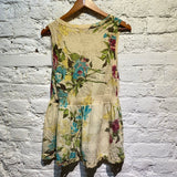 KENZO ROSES TOP WITH CLEAR SEQUINS