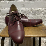 NEMETH DEEP RED OXFORD SHOES