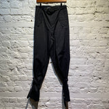 DION LEE BLACK BELTED TROUSERS
