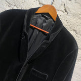 DKNY VINTAGE BLACK VELVET JACKET