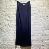 MARGIELA MARTIN MARGIELA 6 VINTAGE VISCOSE NAVY SKIRT