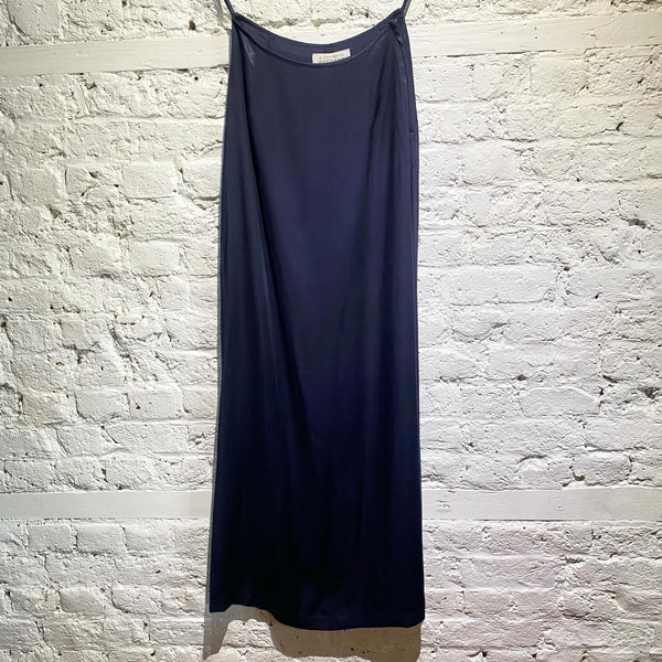 MARGIELA MARTIN MARGIELA 6 VINTAGE VISCOSE NAVY SKIRT