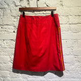 JEAN CHARLES DE CASTELBAJAC RED COTTON SKIRT