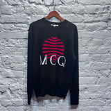 ALEXANDER MCQUEEN	MCQ BLACK / RED / WHITE SWEATER