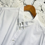 ALEXANDER MCQUEEN WHITE SHORT SLEEVED SHIRT