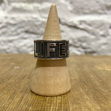 VIVIENNE WESTWOOD GET A LIFE BAND RING