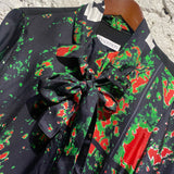 JW ANDERSON PRINTED SHIRT WITH NECK TIE