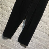 ISSEY MIYAKE HOMME PLISSE BLACK TROUSERS
