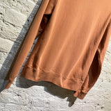 DRIES VAN NOTEN SALMON PINK COTTON JERSEY SWEATER
