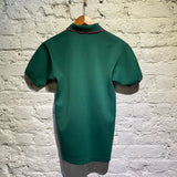JUNYA WATANABE MAN CDG GREEN POLO TOP