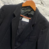 MARGIELA BLACK WOOL JACKET AW 2005