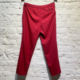 MIU MIU CHERRY RED TROUSERS