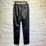 JW ANDERSON BLACK LEATHER TROUSERS