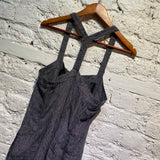 MAX MARA WEEKEND GREY LINEN PINAFORE