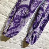 NEEDLES PURPLE PATTERN TOWELLING SWEATPANTS