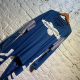 VIVIENNE WESTWOOD/WORLDS END LEONARD PELTIER IS INNOCENT SQUIGGLE SASH TOP