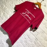 MARTINE ROSE x SUPREME CHERRY RED T-SHIRT