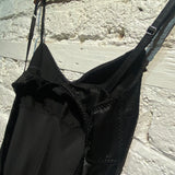 ANNA OCTOBER BLACK SLIP DRESS